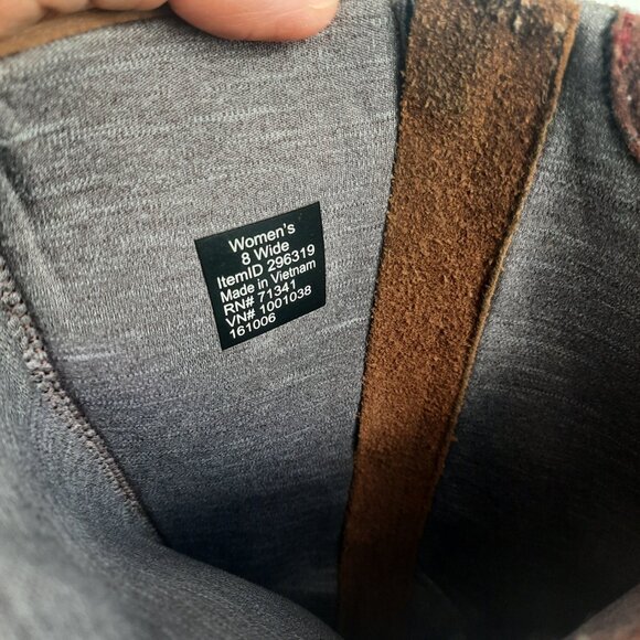 LL Bean Boots Womens 8 Wide Park Ridge Mid Calf Riding Side Zip Brown Leather - Picture 5 of 7